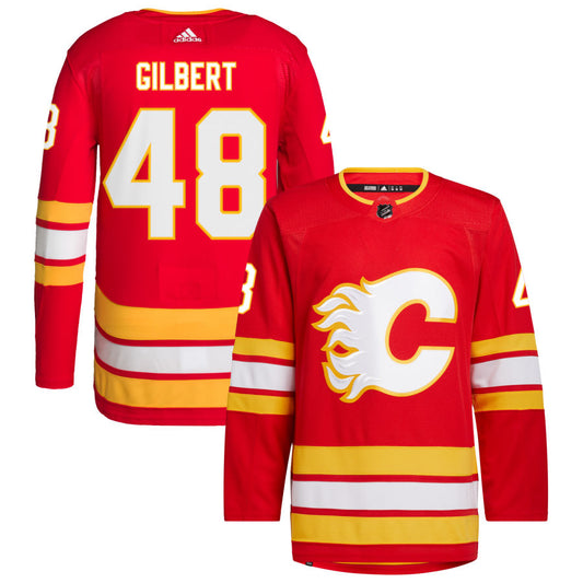 Dennis Gilbert Calgary Flames adidas 2020/21 Home Primegreen Authentic Pro Jersey - Red