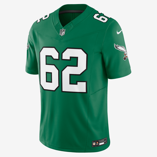 Jason Kelce Philadelphia Eagles Men's Nike Dri-FIT NFL Limited Football Jersey - Kelly Green