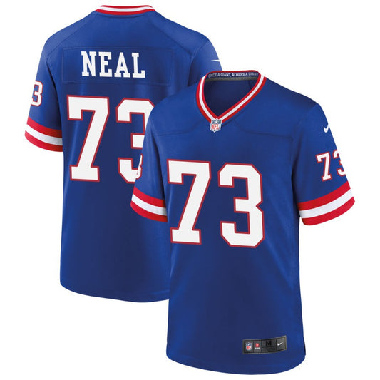 Evan Neal New York Giants Nike Classic Game Jersey - Royal