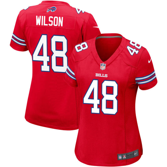 Joel Wilson Buffalo Bills Nike Women's Alternate Game Jersey - Red