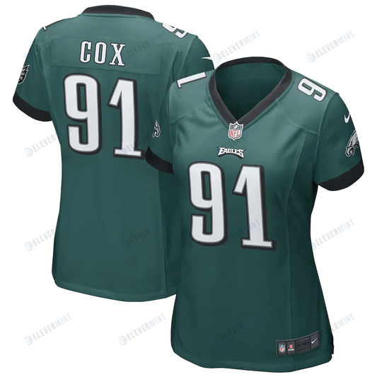 Fletcher Cox Philadelphia Eagles Women's Game Jersey - Midnight Green
