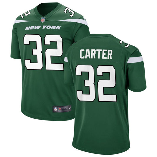 Michael Carter New York Jets Nike Game Jersey - Gotham Green
