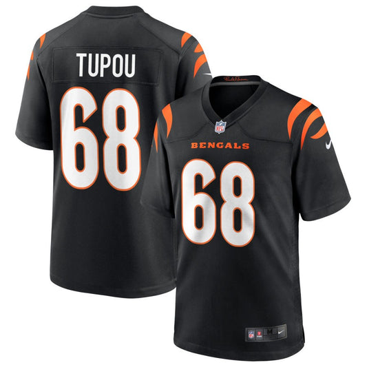 Josh Tupou Cincinnati Bengals Nike Game Jersey - Black