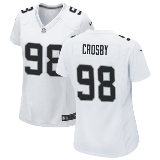 Maxx Crosby Las Vegas Raiders Nike Women's Game Jersey - White