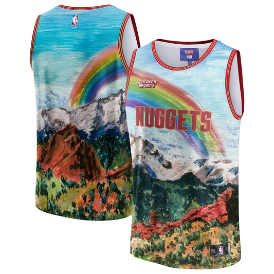 Denver Nuggets NBA & KidSuper Studios by Fanatics Unisex Hometown Jersey - Blue