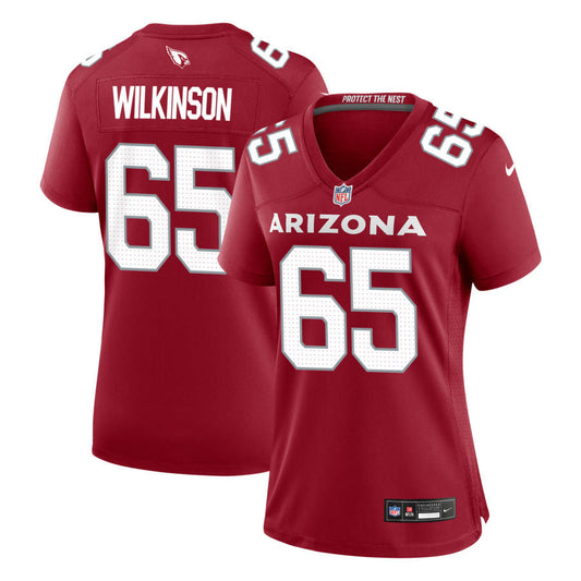 Elijah Wilkinson Arizona Cardinals Nike Women's Game Jersey - Cardinal