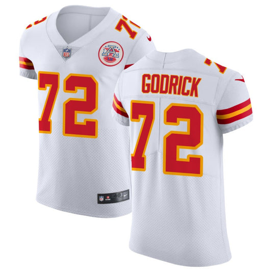 Jason Godrick Kansas City Chiefs Nike Vapor Untouchable Elite Jersey - White