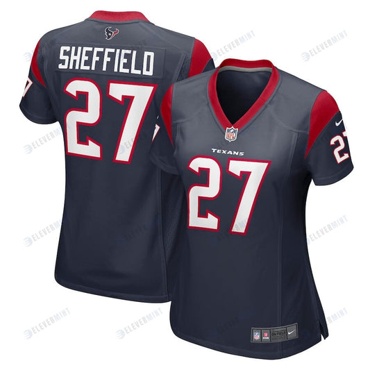 Kendall Sheffield Houston Texans Women's Player Game Jersey - Navy