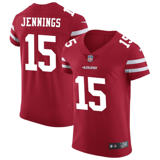Jauan Jennings San Francisco 49ers Nike Vapor Untouchable Elite Jersey - Scarlet