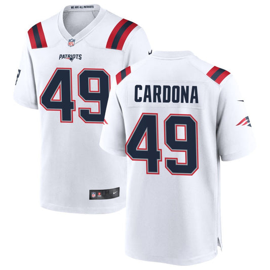 Joe Cardona New England Patriots Nike Game Jersey - White