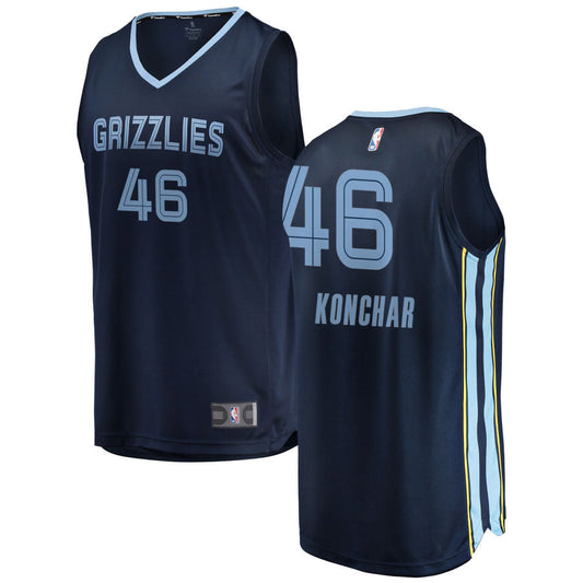 John Konchar Memphis Grizzlies Fanatics Branded Youth 2018/19 Fast Break Replica Jersey Navy - Icon Edition