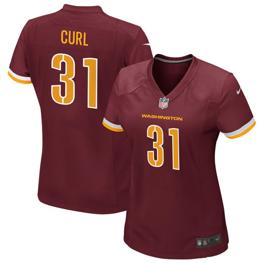 Kamren Curl Washington Commanders Nike Women's Game Player Jersey - Burgundy