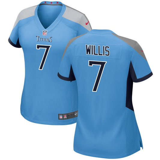 Malik Willis Tennessee Titans Nike Women's Alternate Game Jersey - Light Blue