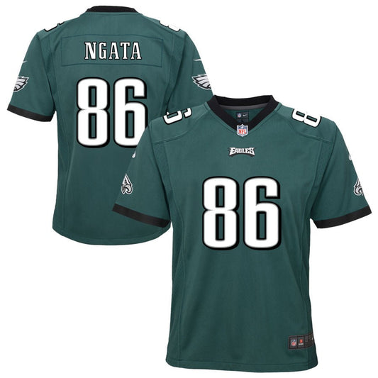 Joseph Ngata Philadelphia Eagles Nike Youth Team Game Jersey - Midnight Green