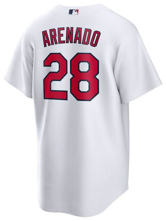 Men's Arenado Nolan Nike Cardinals Replica Player Jersey - White