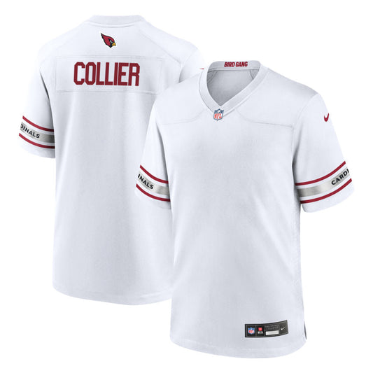 L.J. Collier Arizona Cardinals Nike Game Jersey - White