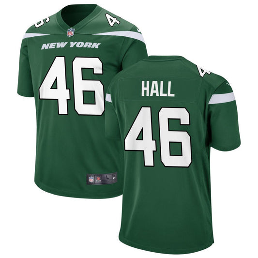 Maalik Hall New York Jets Nike Youth Game Jersey - Gotham Green