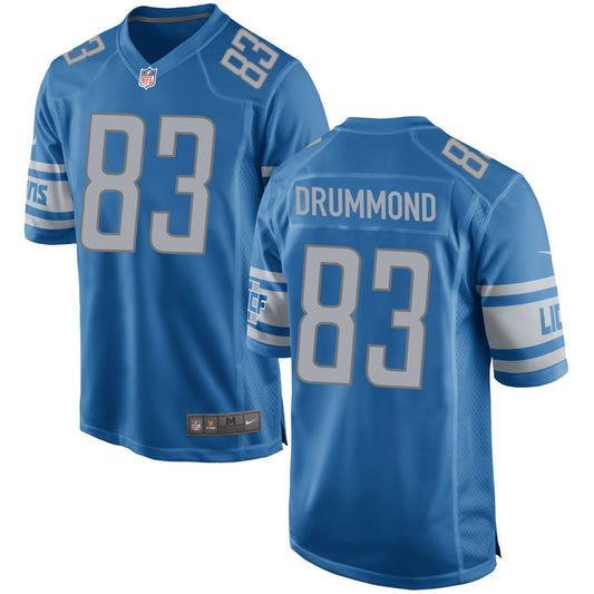 Dylan Drummond Detroit Lions Nike Game Jersey - Blue