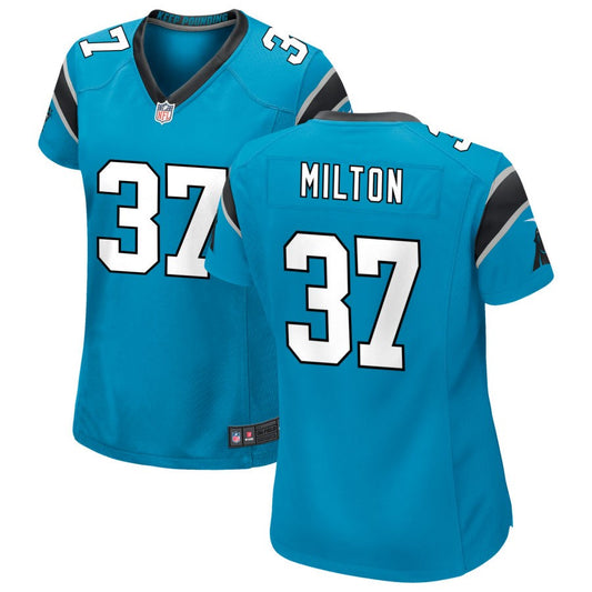 Mark Milton Carolina Panthers Nike Women's Alternate Game Jersey - Blue