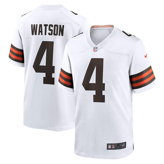 Men's Cleveland Browns Deshaun Watson Game Jersey - White