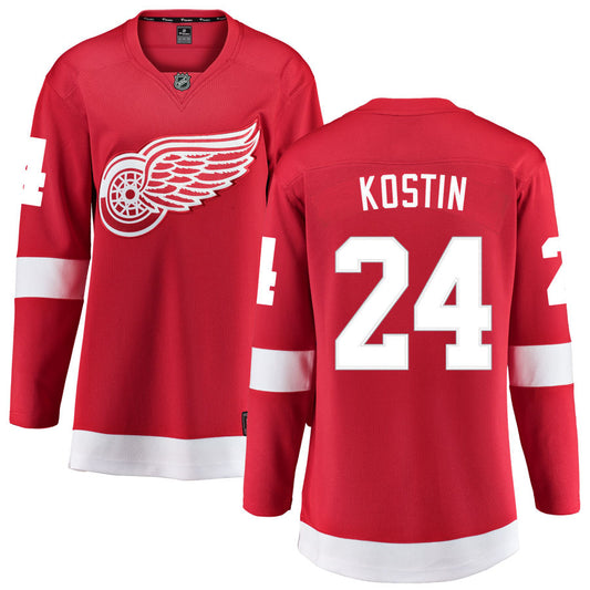 Klim Kostin Detroit Red Wings Fanatics Branded Women's Home Breakaway Jersey - Red