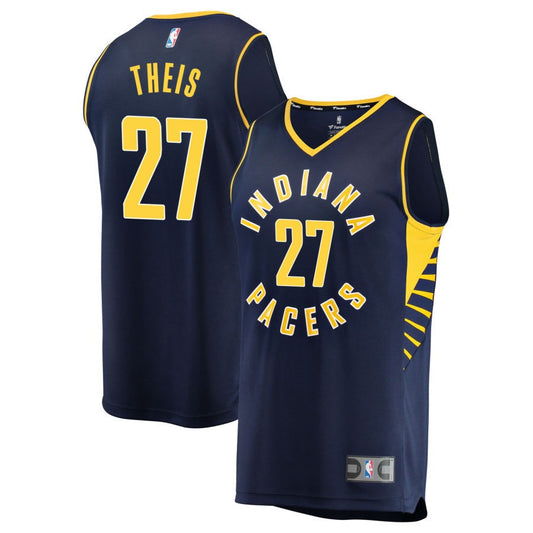 Daniel Theis Indiana Pacers Fanatics Branded Fast Break Replica Jersey - Icon Edition - Navy