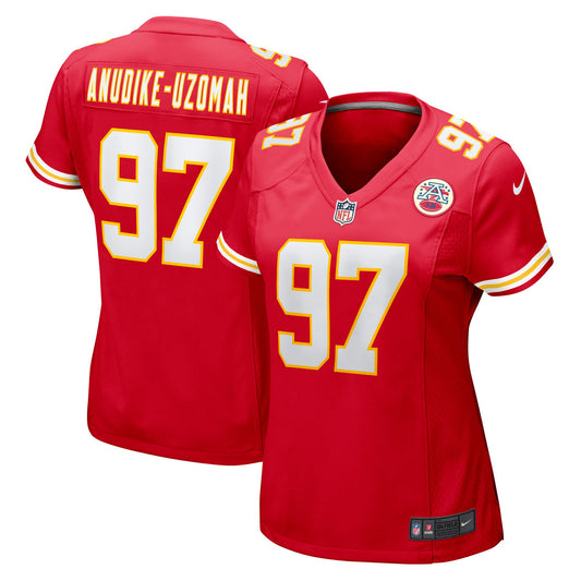Felix Anudike-Uzomah Kansas City Chiefs Nike Women's 2023 NFL Draft First Round Pick Game Jersey - Red