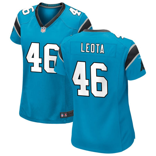 Eku Leota Carolina Panthers Nike Women's Alternate Game Jersey - Blue