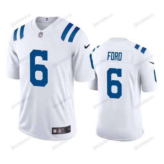 Indianapolis Colts Isaiah Ford 6 White Vapor Limited Jersey