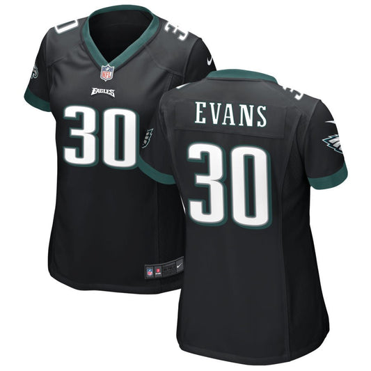 Justin Evans Philadelphia Eagles Nike Women's Alternate Game Jersey - Black