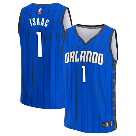 Jonathan Isaac  Orlando Magic Fanatics Branded Fast Break Jersey - Blue - Statement Edition