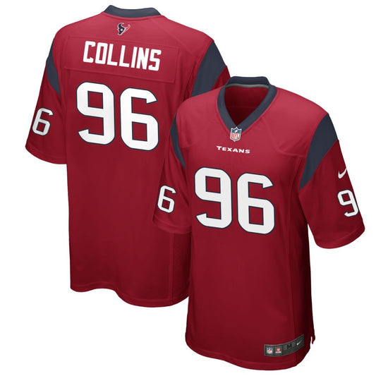 Maliek Collins Houston Texans Nike Alternate Game Jersey - Red