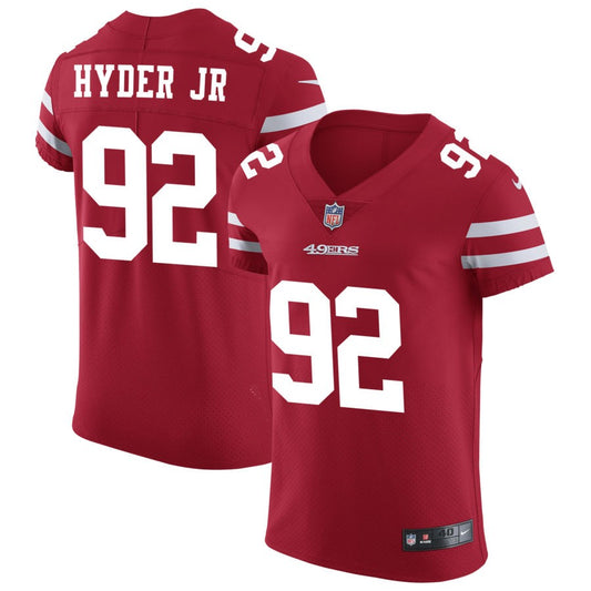 Kerry Hyder Jr San Francisco 49ers Nike Vapor Untouchable Elite Jersey - Scarlet