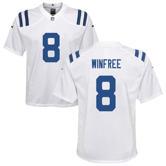 Juwann Winfree Nike Indianapolis Colts Youth Game Jersey - White