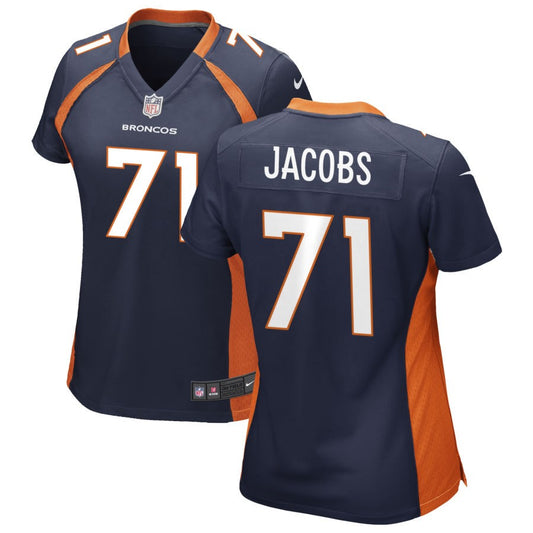 Demontrey Jacobs Denver Broncos Nike Women's Alternate Game Jersey - Navy